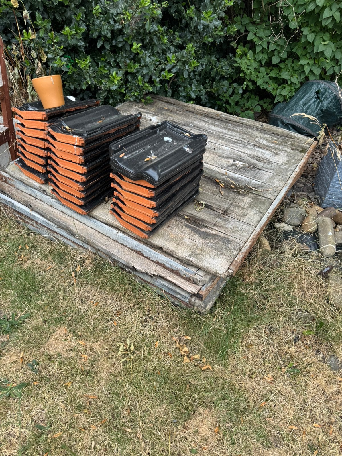 6 stuks steenschrotten, Tuin en Terras, Ophalen of Verzenden, Zo goed als nieuw