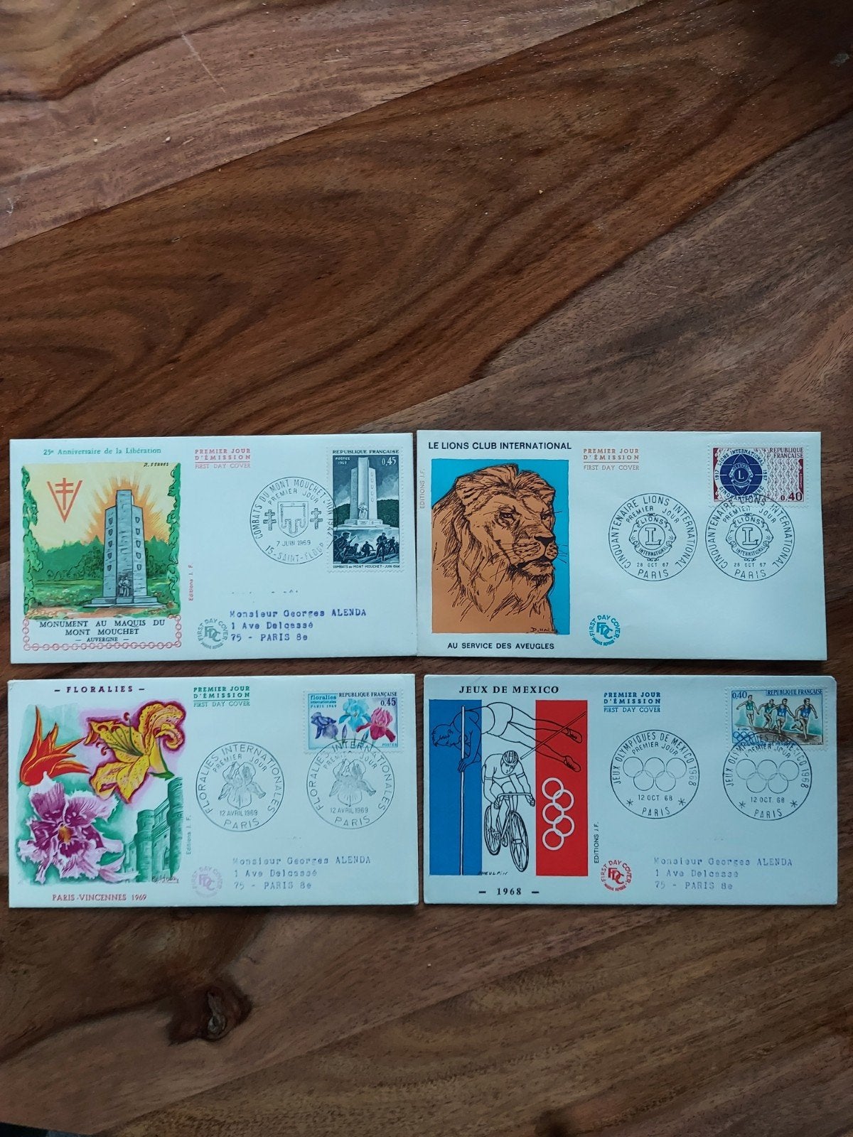 Enveloppes 1er jour, Timbres & Monnaies, Enlèvement