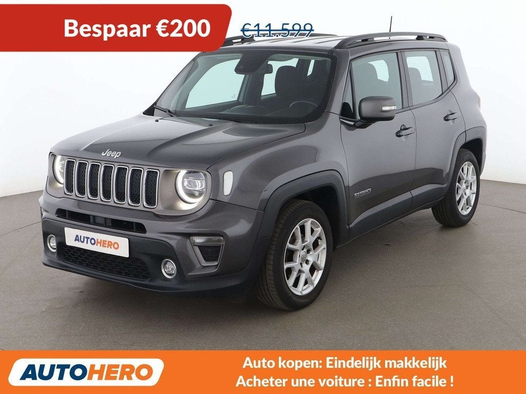 Jeep Renegade 1.0 TGDi Limited 4x2, Autos, Jeep, Achat, Renegade, ABS, Régulateur de distance, Airbags, Air conditionné, Android Auto