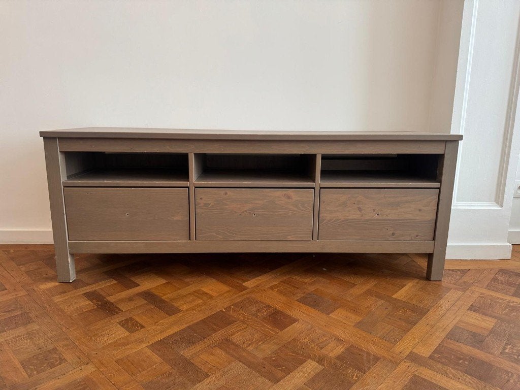 Meuble TV IKEA Hemnes gris brun, Maison & Meubles, 25 à 50 cm, Moins de 100 cm, 100 à 150 cm, Enlèvement