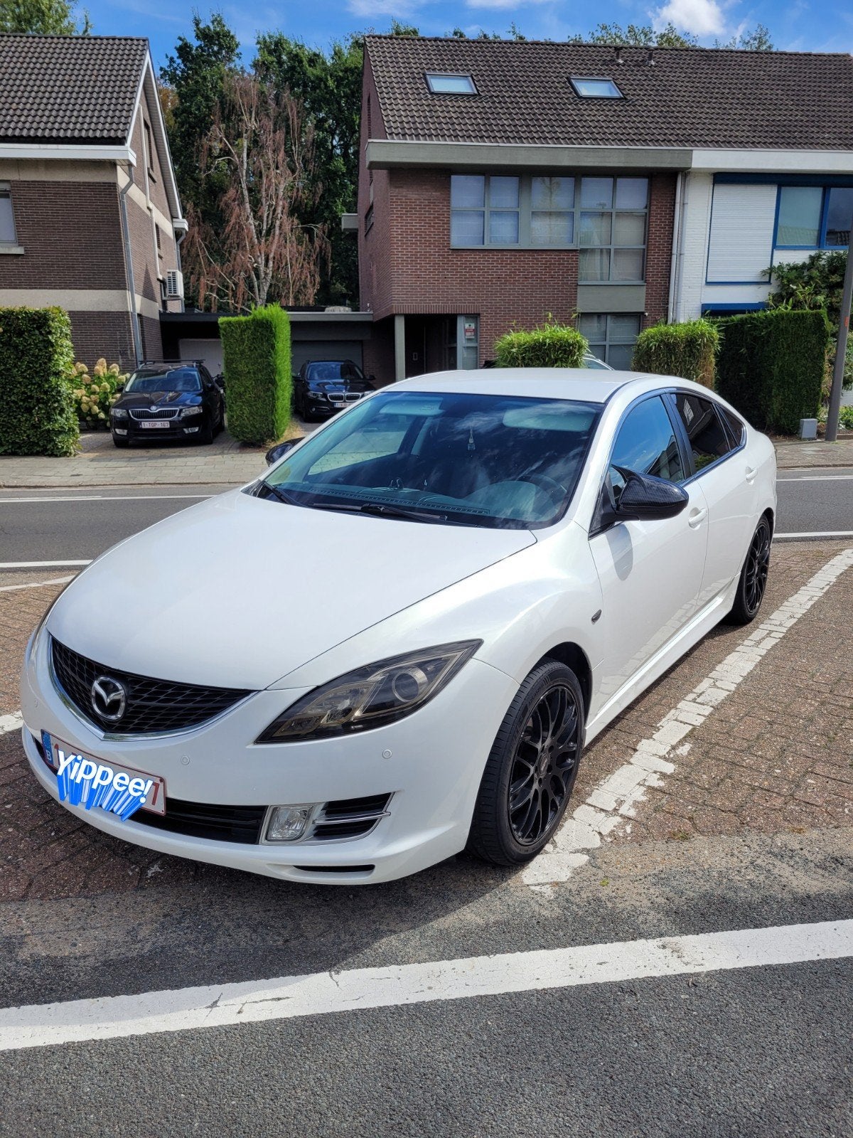 Mazda 6 2.0 benzine/LPG te koop, Auto's, Wit, Particulier, Te koop, Benzine