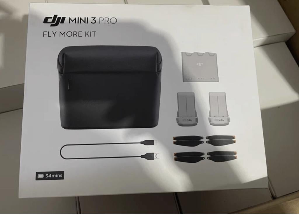DJI Mini 3 Pro Fly More kit, TV, Hi-fi & Vidéo, Drones, Comme neuf, Autres types, DJI, 30 à 45 minutes, Enlèvement ou Envoi