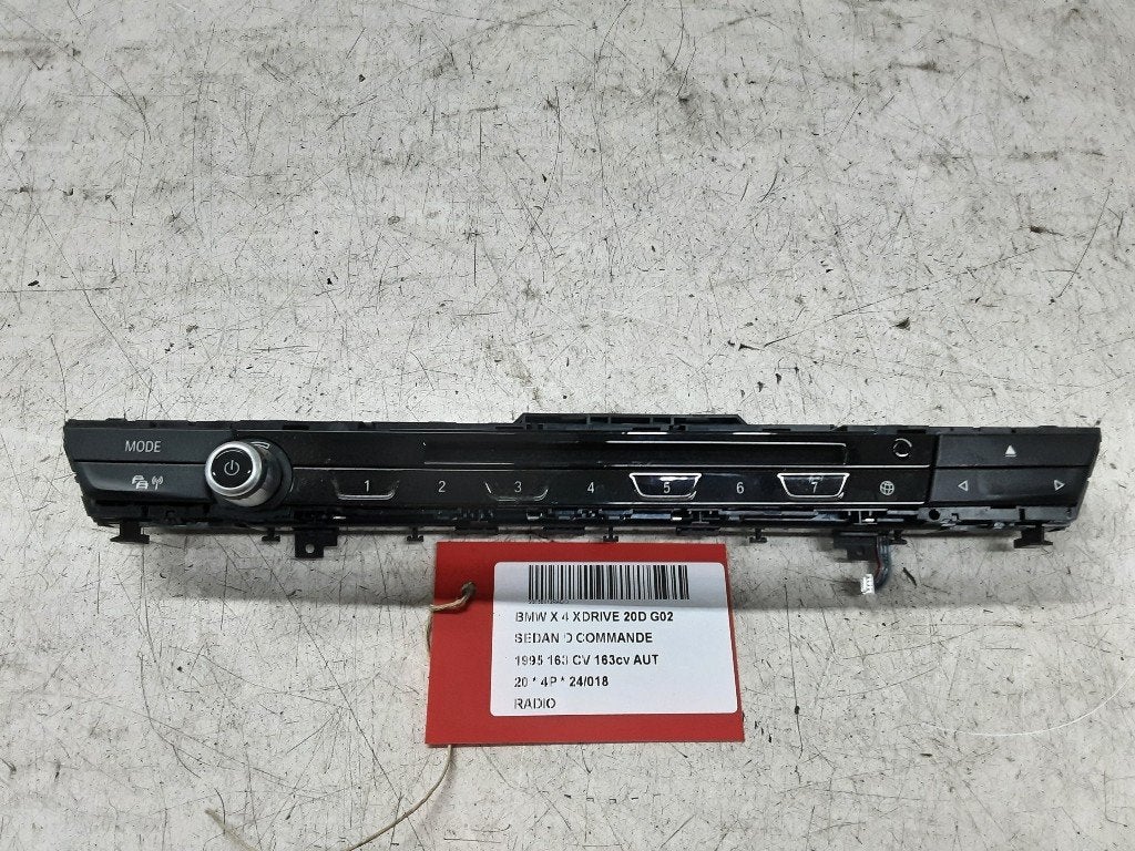 RADIO BMW X4 (G02) (01-2018/06-2020), Auto-onderdelen, Gebruikt, Mevr. I. Hauben, BMW, Rue de l'Espoir 34 34
4030  GRIVEGNÉE, BE