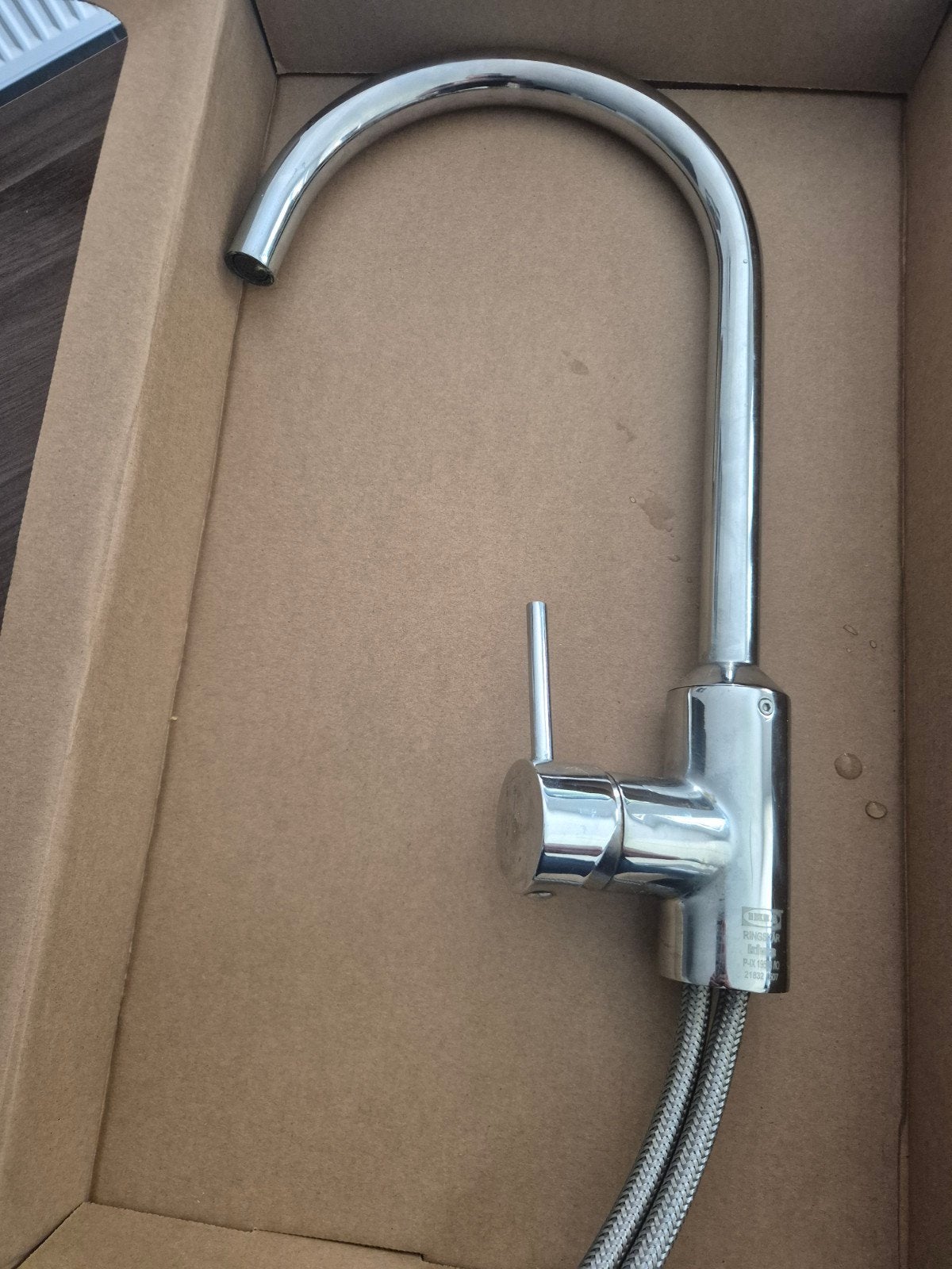 Ikea ringskär, Enlèvement, Utilisé, Chrome, Robinet