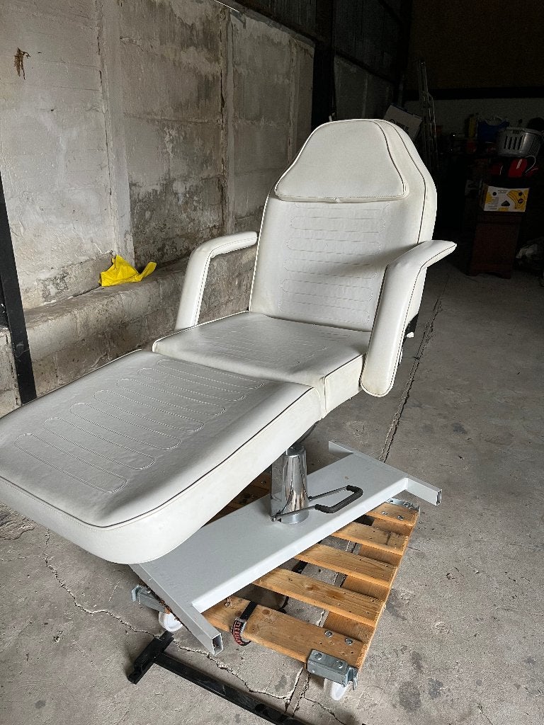 Witte massagebank, Ophalen, Gebruikt, Massagetafel