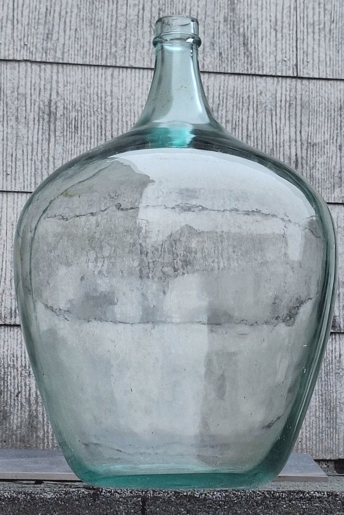 Jolie grande ancienne bouteille Dame-jeanne 25 litres, Enlèvement