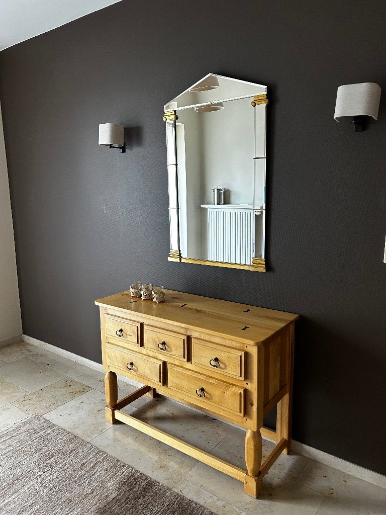 miroir décoratif, Maison & Meubles, Enlèvement, Comme neuf, 50 à 75 cm, 100 à 150 cm