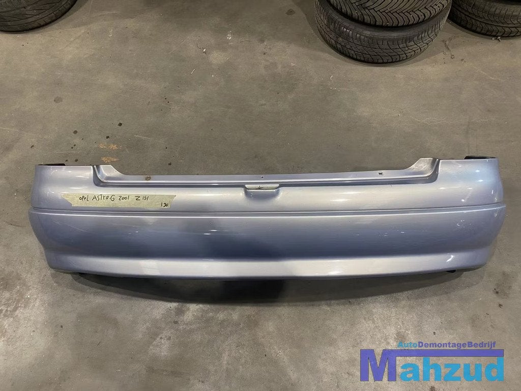 OPEL ASTRA G Grijs Z151 Achterbumper bumper achter 3 deurs, Auto-onderdelen, Carrosserie, Bumper, Opel, Achter, Gebruikt
