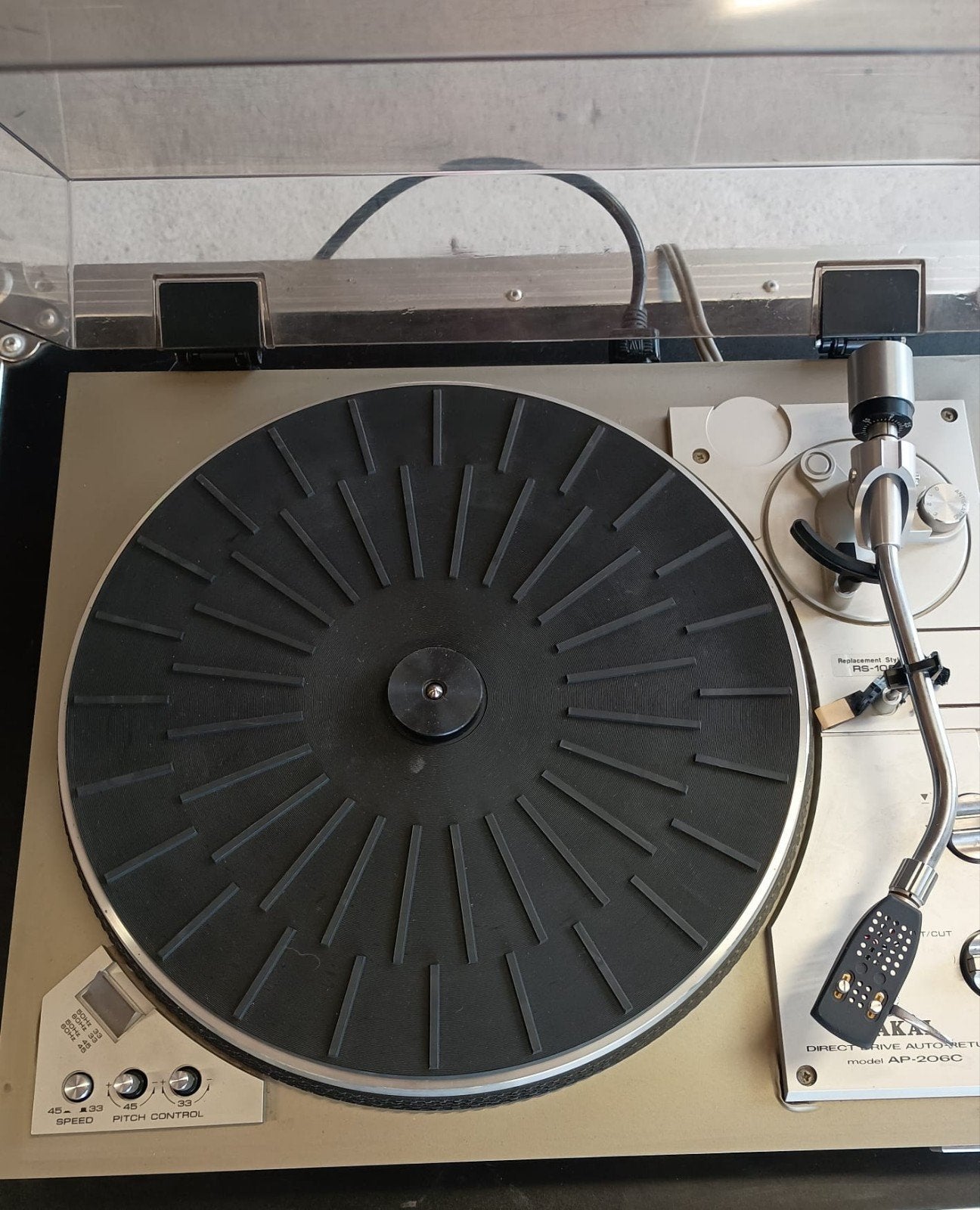 Vintage Akai AP-206C direct-drive platenspeler – Made in Jap, TV, Hi-fi & Vidéo, Tourne-disques, Enlèvement, Tourne-disque, Akai