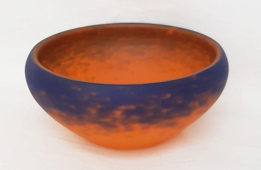 Schneider coupe bijoux art deco., Antiek en Kunst, Antiek | Glaswerk en Kristal, Ophalen of Verzenden
