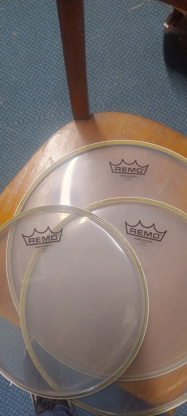 drumspullen, drumvellen remo, pedaal, china, sabian case, Enlèvement, Comme neuf, Autres marques