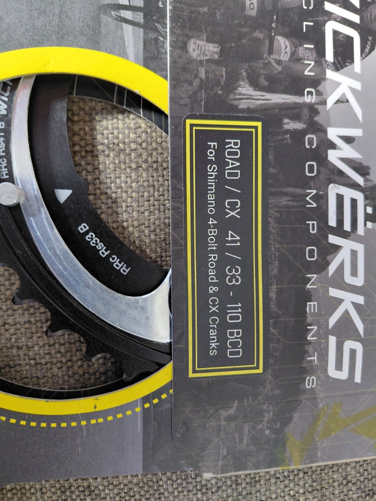wickwerks 41/33 en 42/34 tandwielen voor cyclocross, Vélos & Vélomoteurs, Vélos Pièces, Neuf, Pédalier ou Pédales, Enlèvement ou Envoi
