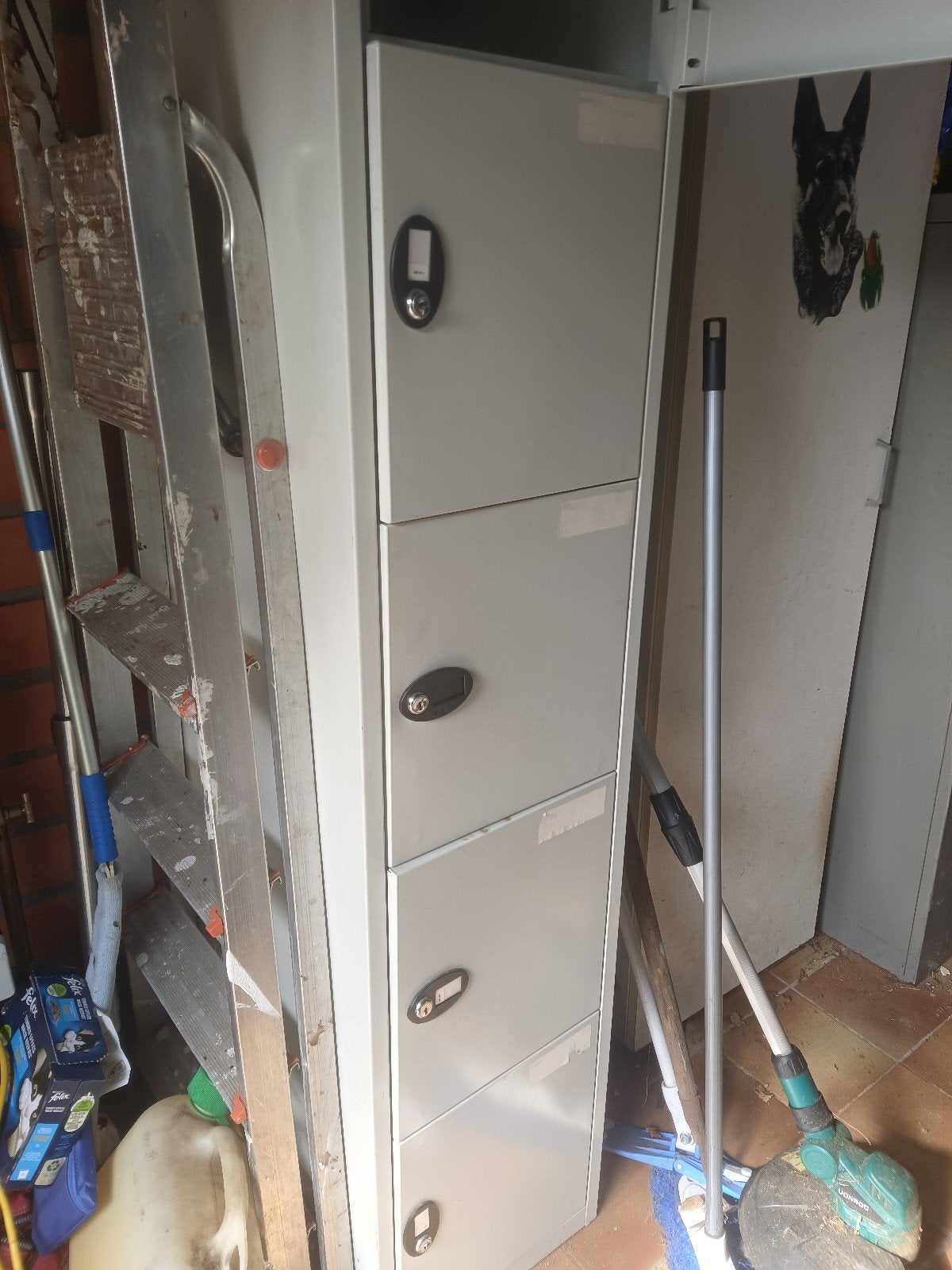 metalen lockerkast, Huis en Inrichting, Ophalen, Gebruikt