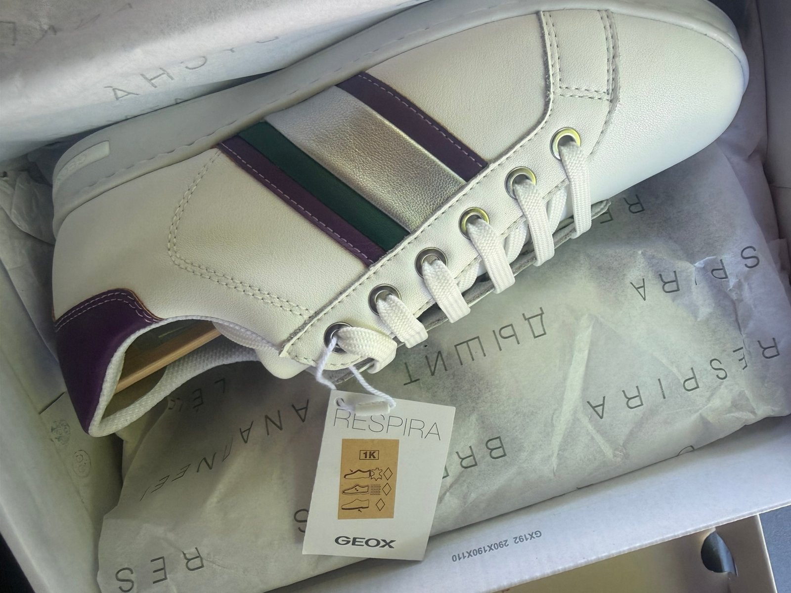 Geox-mand, Wit, Nieuw, Ophalen of Verzenden, Sneakers