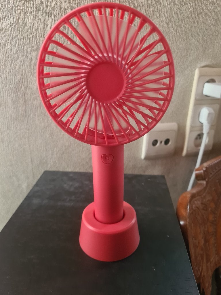 mini ventilator / handventilator incl. houder, Elektronische apparatuur, Ventilatoren, Nieuw, Overige, Ophalen of Verzenden