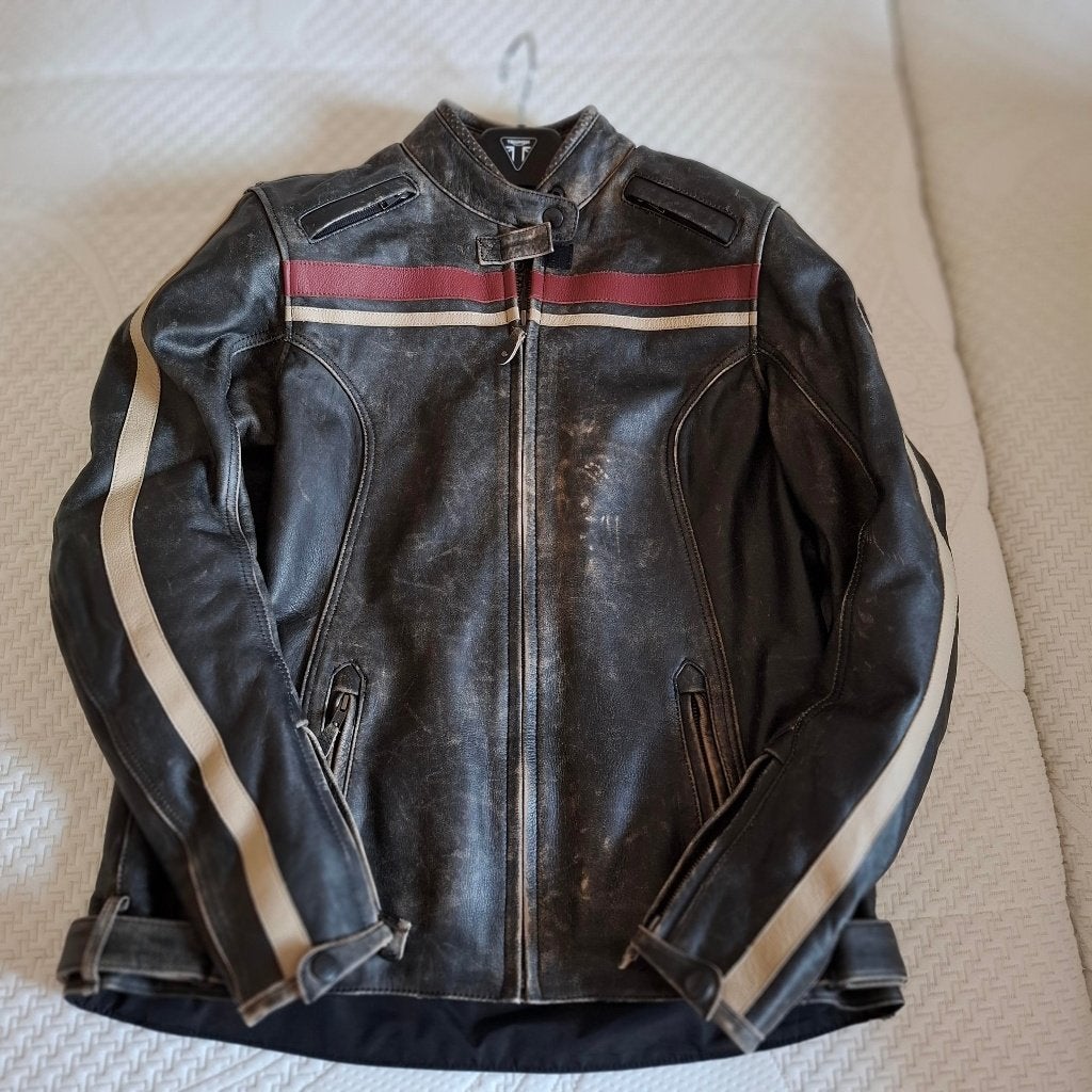 Motorvest Triumph, Ophalen, Triumph, Jas | leer, Dames