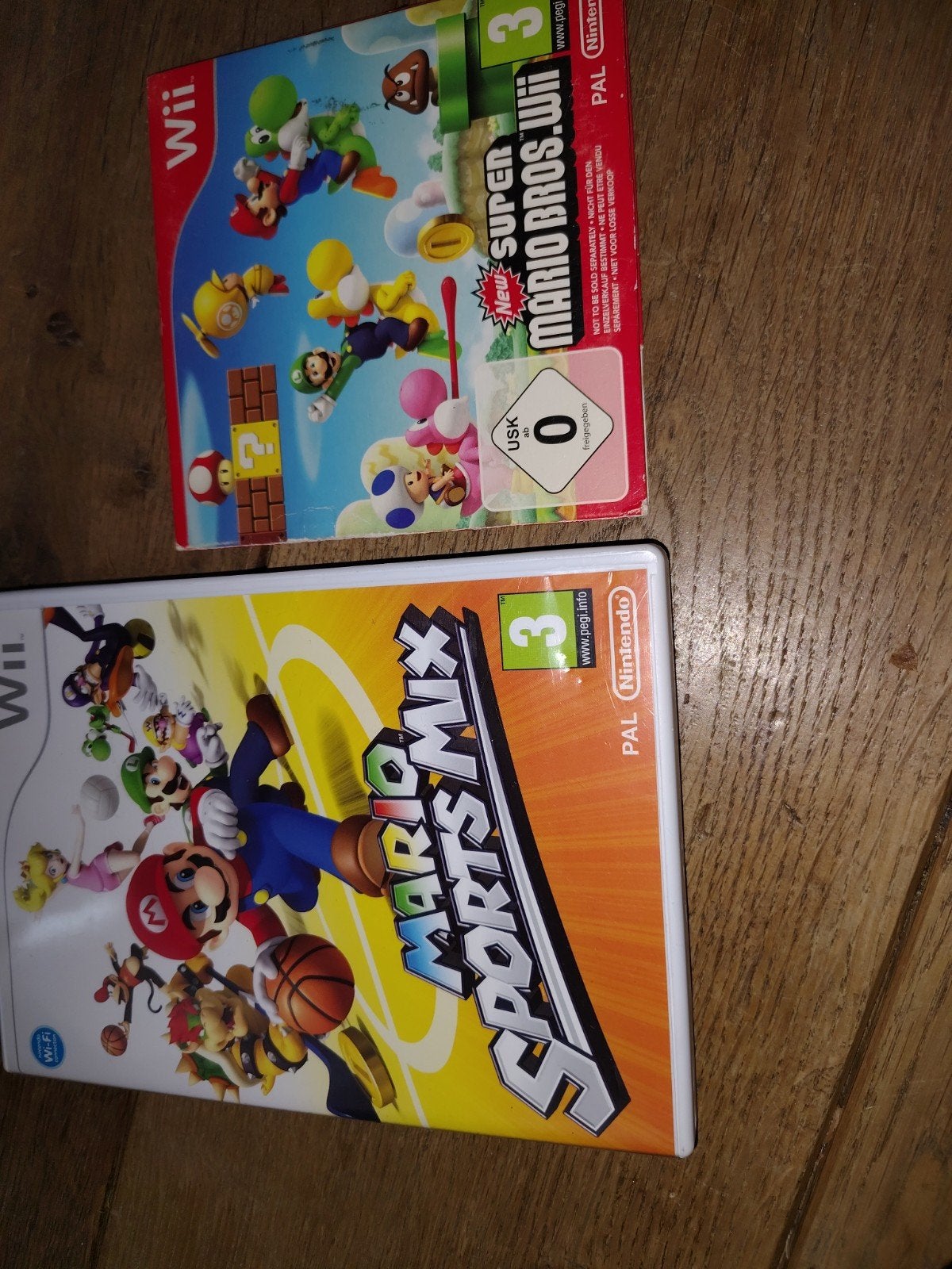 2 spelletjes Wii  Mario Bross in goede staat., Games en Spelcomputers, Ophalen of Verzenden