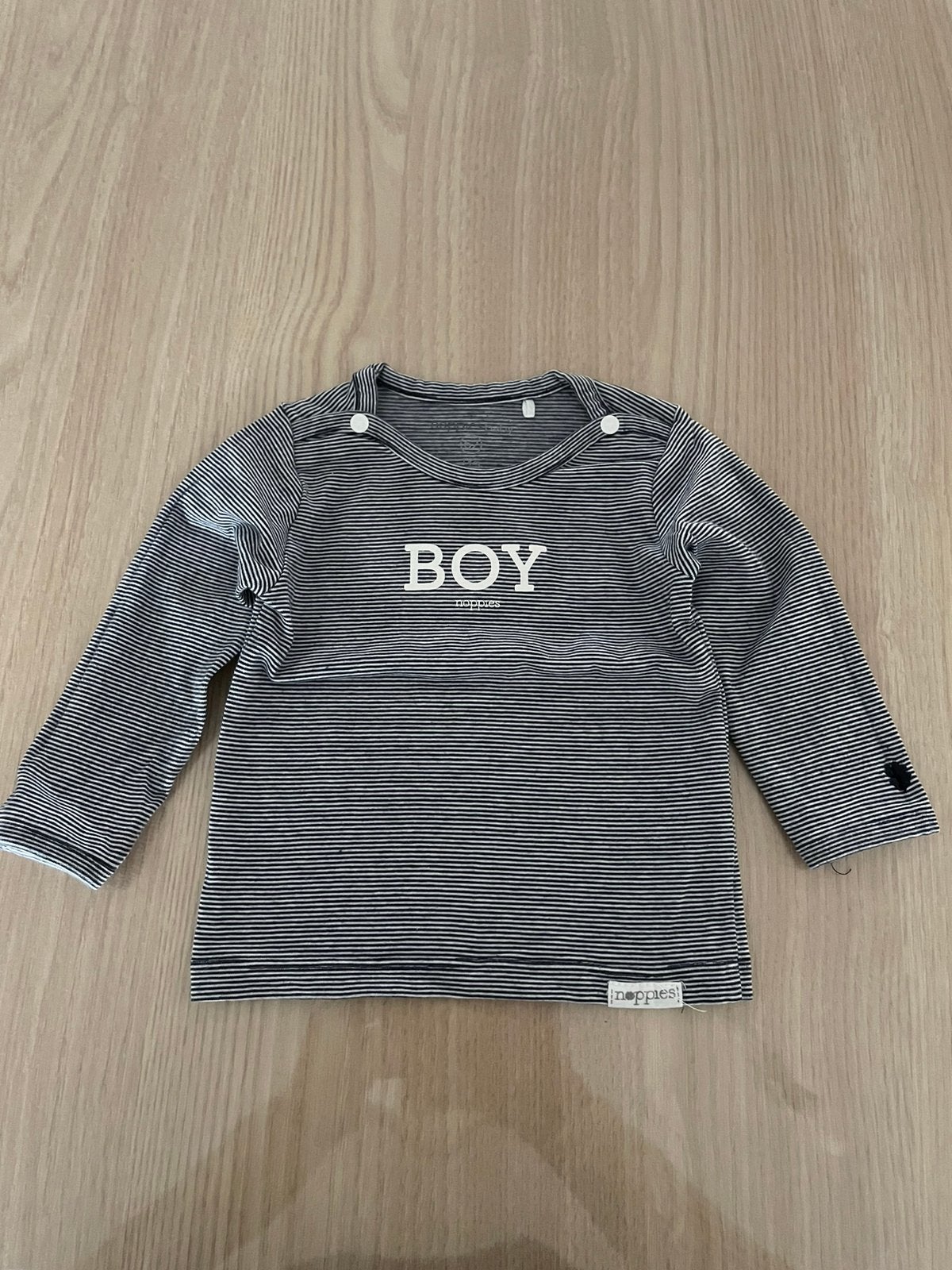 T-shirt lange mouw Noppies, Kinderen en Baby's, Ophalen, Zo goed als nieuw, Jongetje, Shirtje of Longsleeve