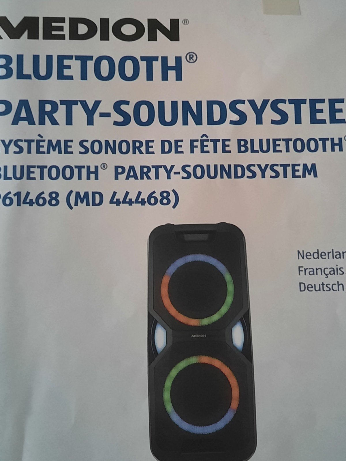 Medion Bluetooth Party-Soundsysteem, Bluetooth, Ophalen