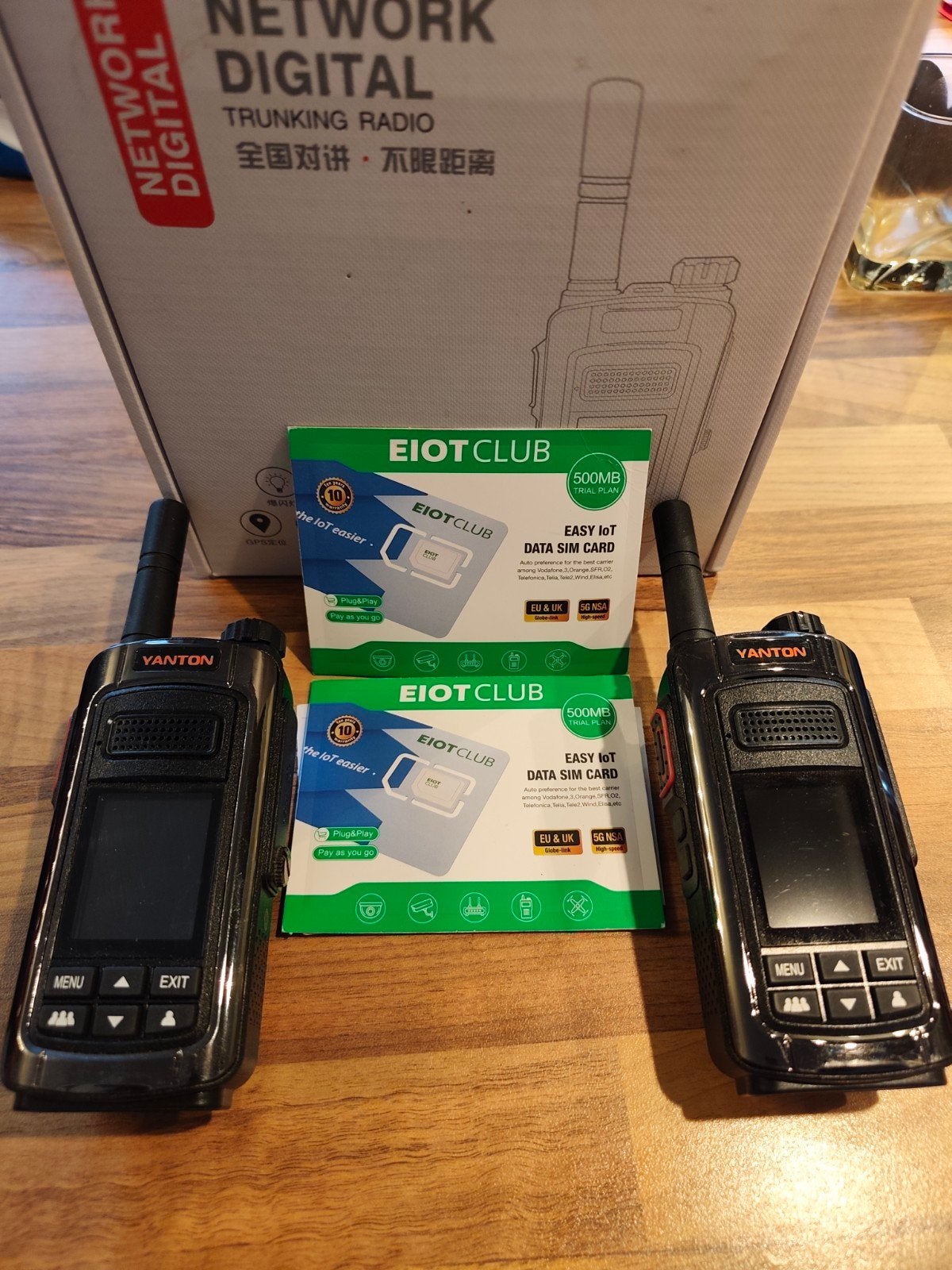 Radio talkies-walkies 4/5 G avec cartes Sim, Télécoms, Enlèvement ou Envoi
