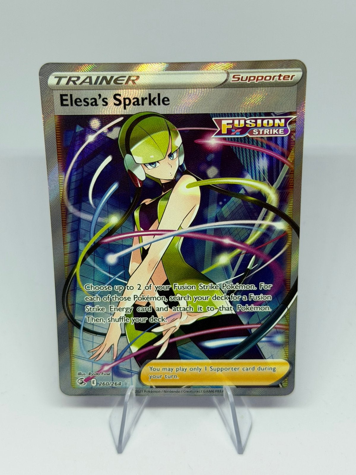 Te koop Elesa's Sparkle Full Art Fusion Strike set, Hobby en Vrije tijd, Verzamelkaartspellen | Pokémon, Ophalen of Verzenden