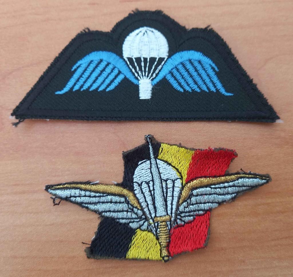 Patchs ABL Para-Commando 2 DIFFÉRENTS, Collections, Objets militaires | Général, Envoi, Armée de terre, Emblème ou Badge