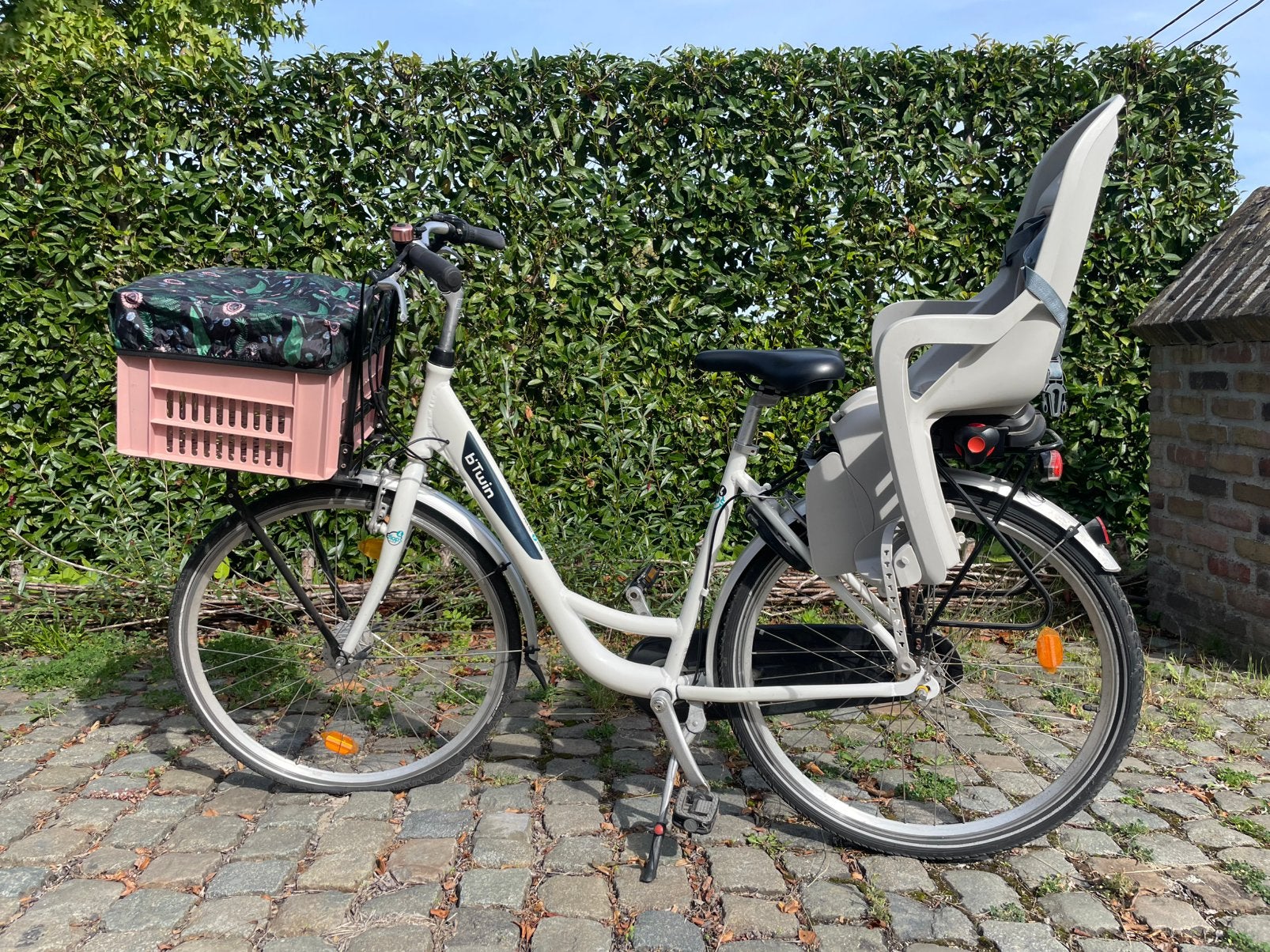 Damesfiets Elops 4 (Decathlon), Gebruikt, Velgrem, Versnellingen, Ophalen