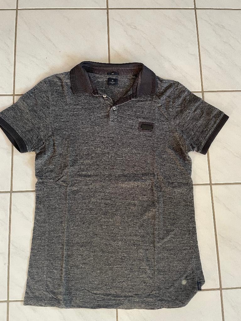 Grijze polo Costes M, Gris, Enlèvement ou Envoi, Porté, Taille 48/50 (M)