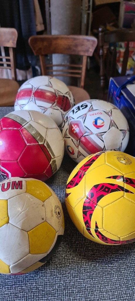 Voetballen, Ophalen, Gebruikt, Bal