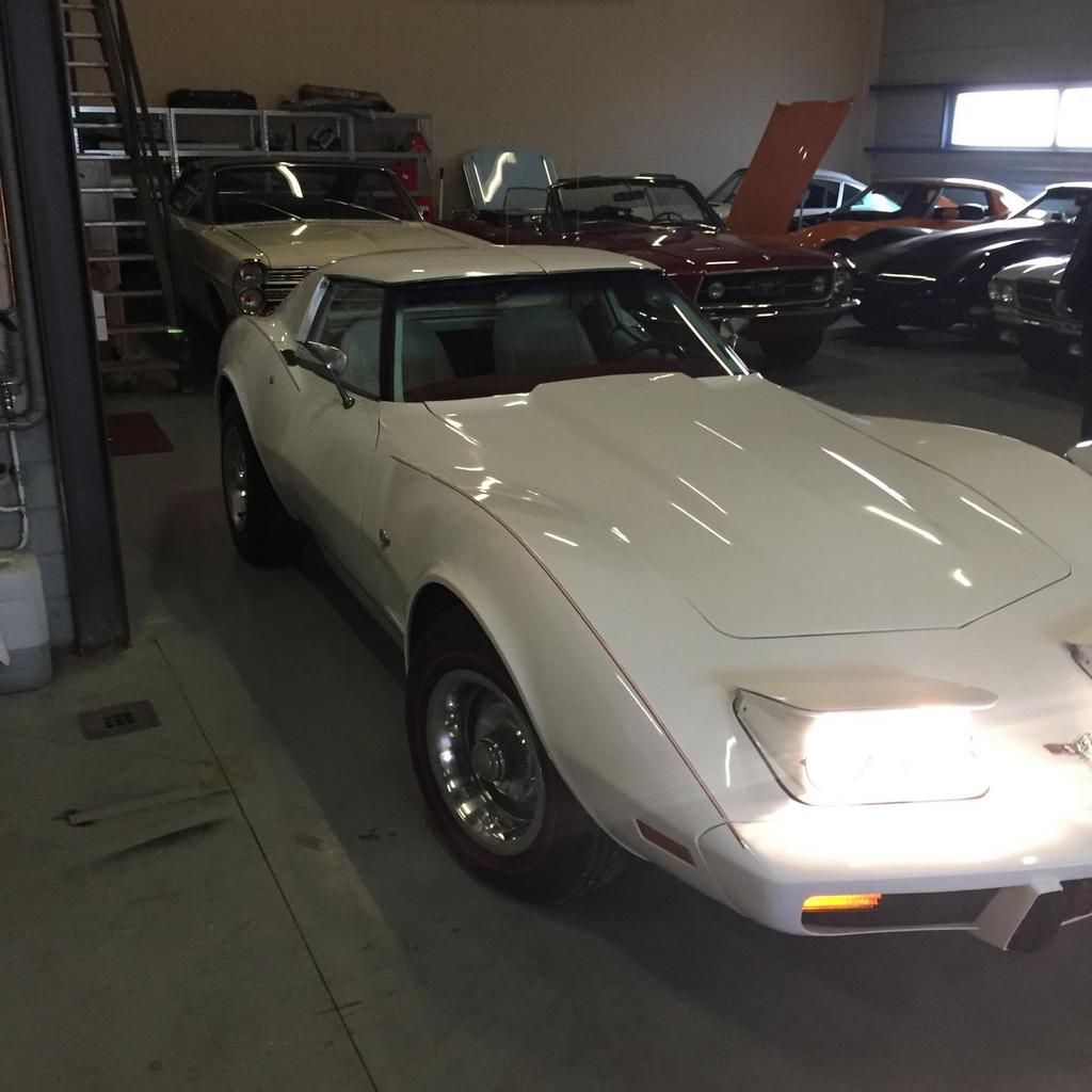 corvette bj 1977, Auto's, Chevrolet, Automaat, Wit, Corvette, Particulier