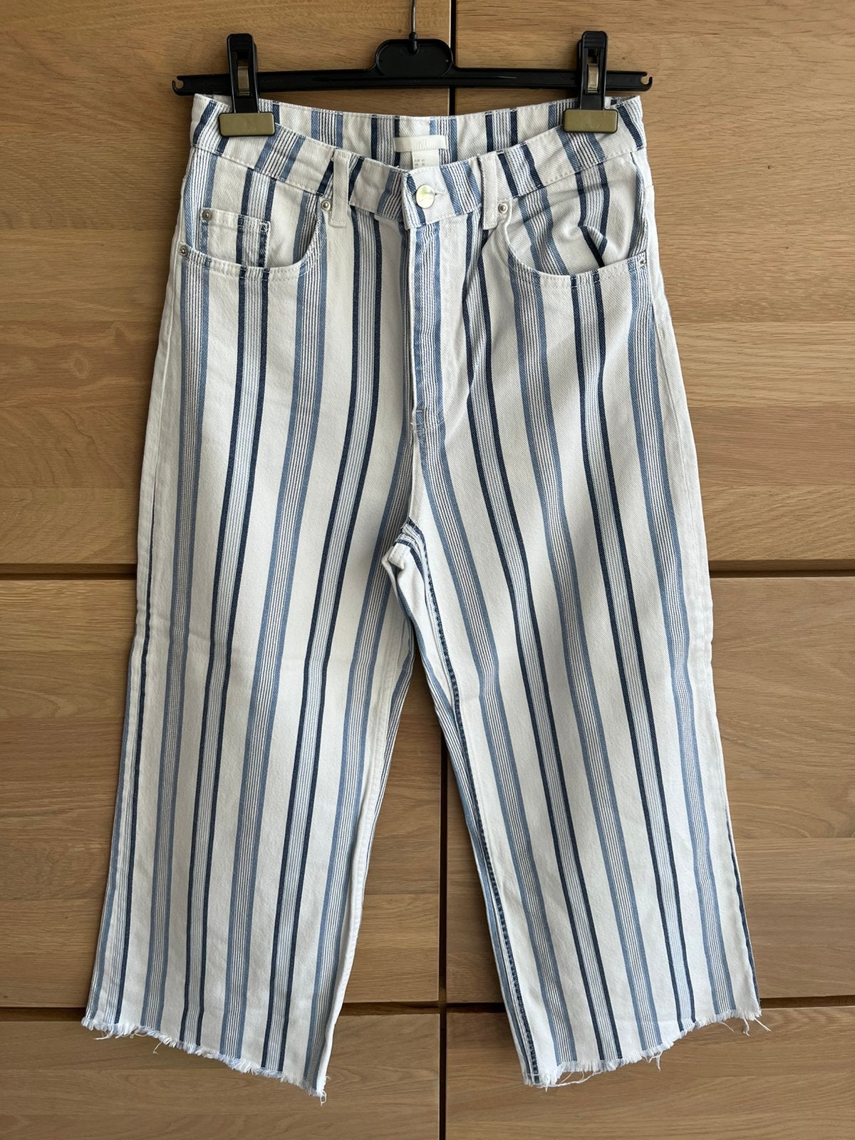Jeansbroek H&M, Kleding | Dames, Broeken en Pantalons, Ophalen of Verzenden, Zo goed als nieuw, Maat 38/40 (M), Overige kleuren