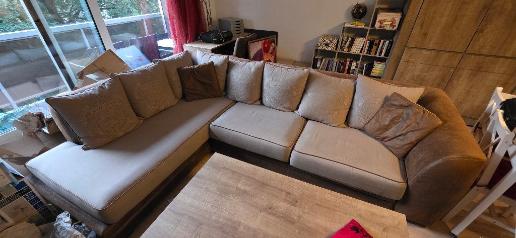 URGENT : Grand canapé d’angle 200x300x78x80 à donner, Enlèvement, Utilisé