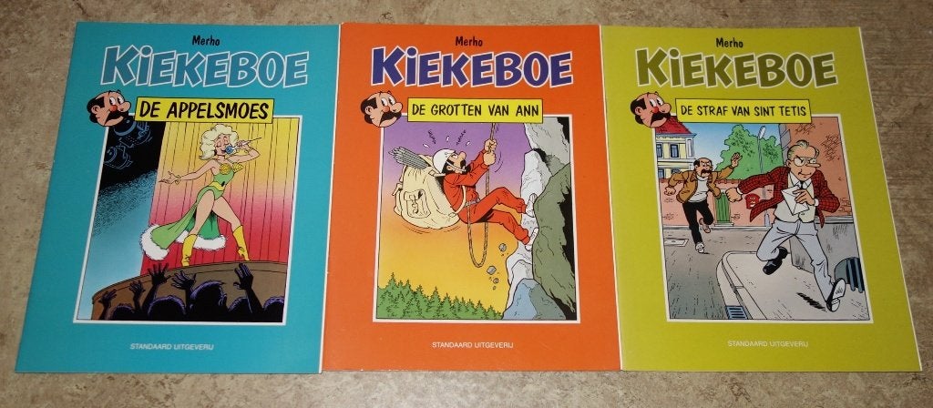 Complete reeks Kiekeboe Alvo Reklameuitgaven., Complete serie of reeks, Merho, Ophalen of Verzenden, Zo goed als nieuw