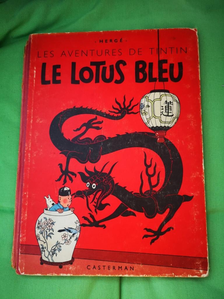 Tintin LE LOTUS BLEU, Livres, Enlèvement