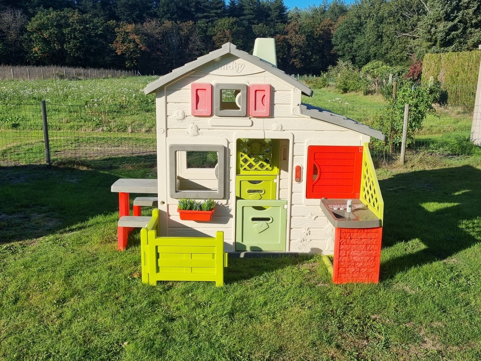 speelhuisje smoby, Kinderen en Baby's, Ophalen, Gebruikt, Kunststof