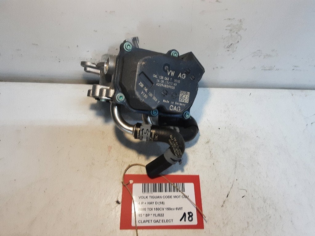 BOITIER PAPILLON Volkswagen Tiguan (5N1 / 2) (04L128063T), Volkswagen, Mevr. I. Hauben, Utilisé, Rue de l'Espoir 34 34
4030  GRIVEGNÉE, BE