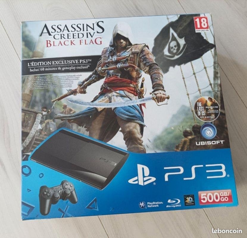 Playstation 3 Slim 500 Go, Games en Spelcomputers, Spelcomputers | Sony Consoles | Accessoires, Gebruikt, Overige typen, PlayStation 3