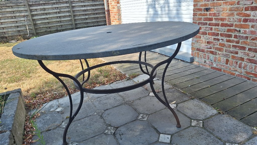 tuintafel, Ophalen, Gebruikt, Rond, Overige materialen