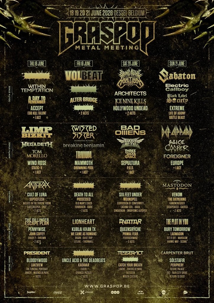 Op zoek naar 2x Graspop zaterdag tickets