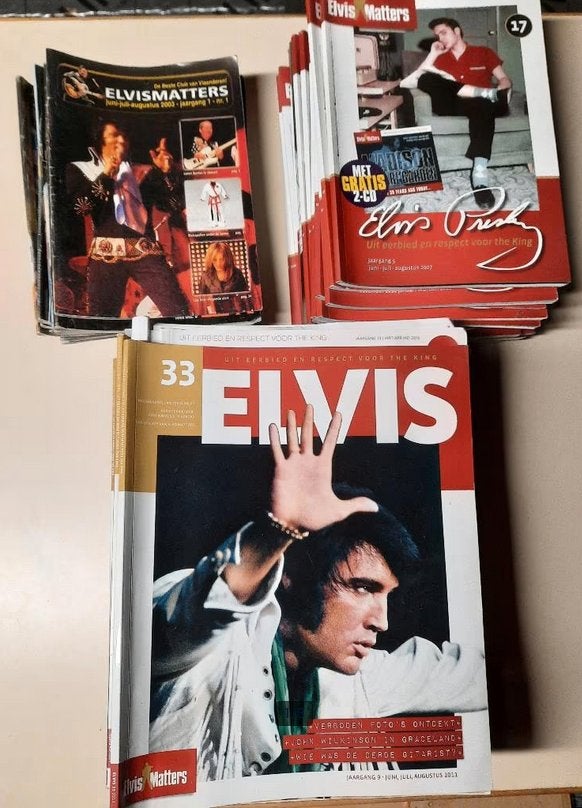 Elvis Matters  - Elvis fanmagazine Belgie - collectie, Ophalen, Gebruikt, Boek, Tijdschrift of Artikel