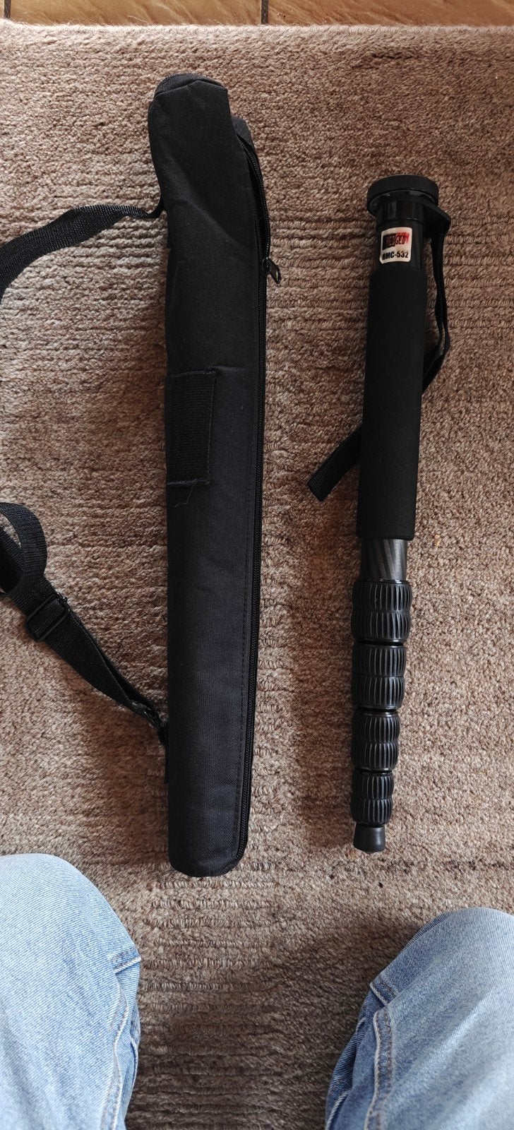 Redged RMC 532 monopod, Ophalen