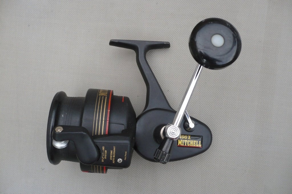 Vismolen Mitchell 498 X, Ophalen of Verzenden, Zo goed als nieuw, Molen