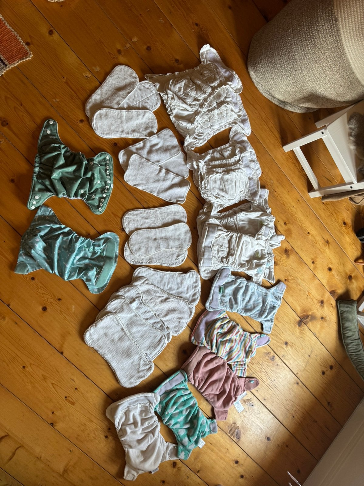 Pakket Wasbare luiers4-16kg,100%eco-katoen,Totsbots/Popolini, Enfants & Bébés, Vêtements de bébé | Packs de vêtements pour bébés