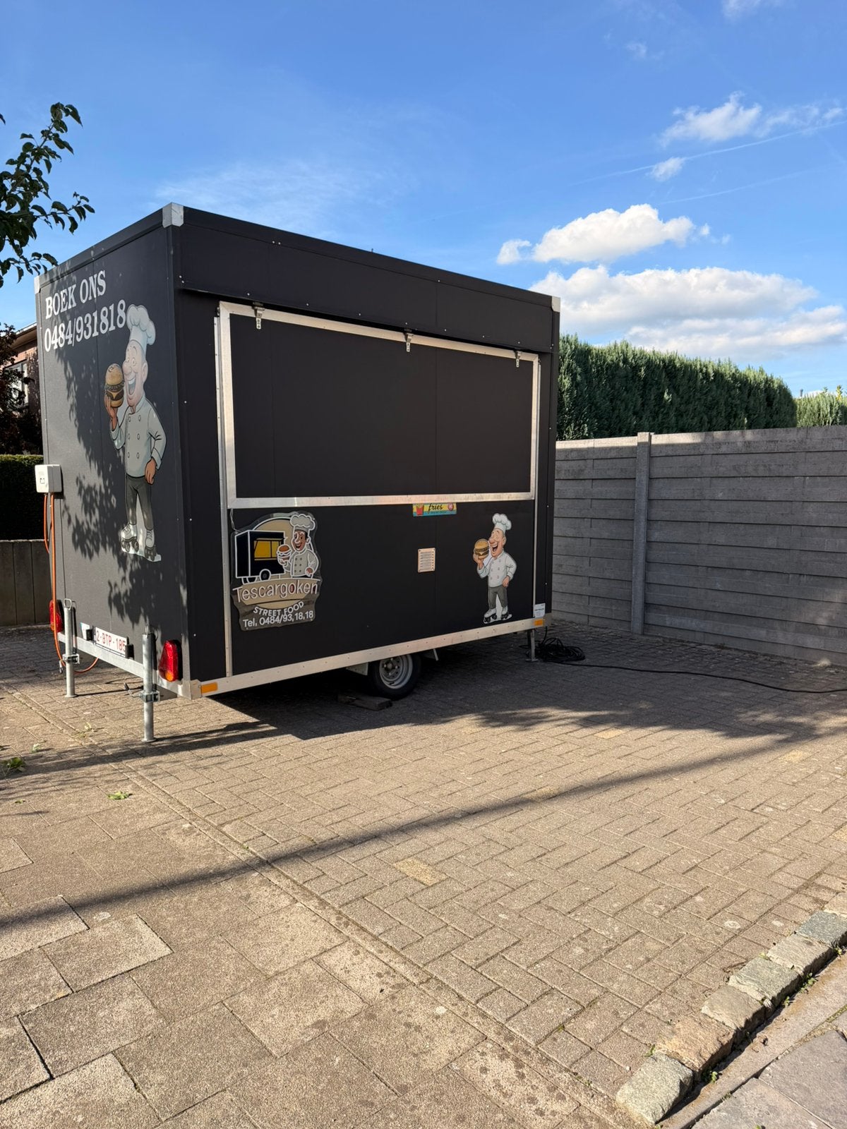 Foodtruck topstaat, Enlèvement