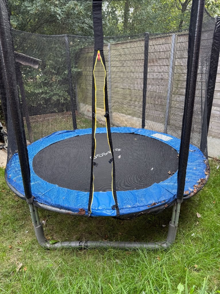 Gratis trampoline, Ophalen, Gebruikt