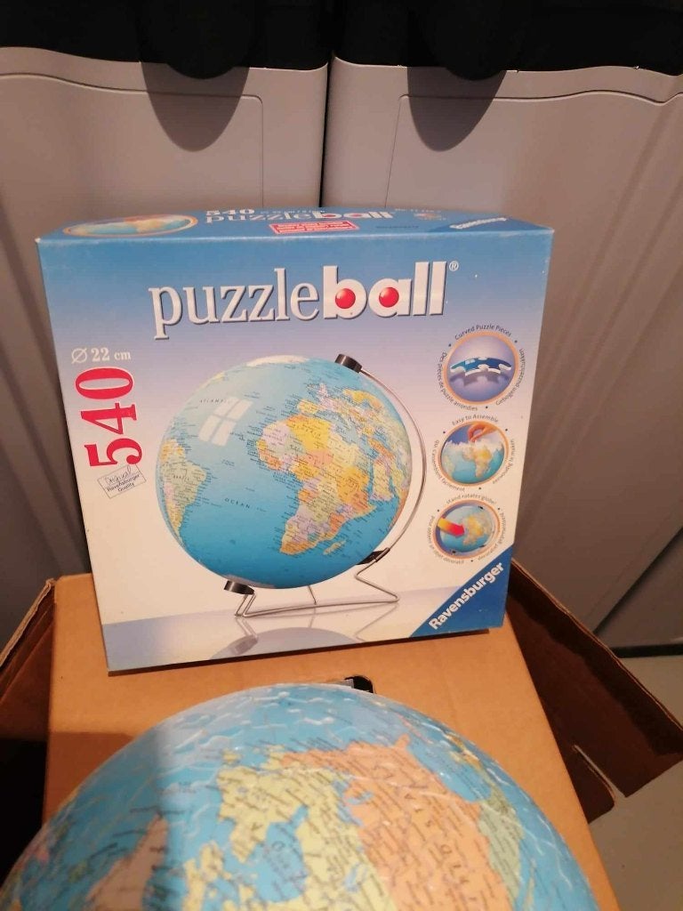 3D Puzzel wereldbol, Hobby en Vrije tijd, Denksport en Puzzels, Ophalen, 500 t/m 1500 stukjes, Nieuw, Rubik's of 3D-puzzel