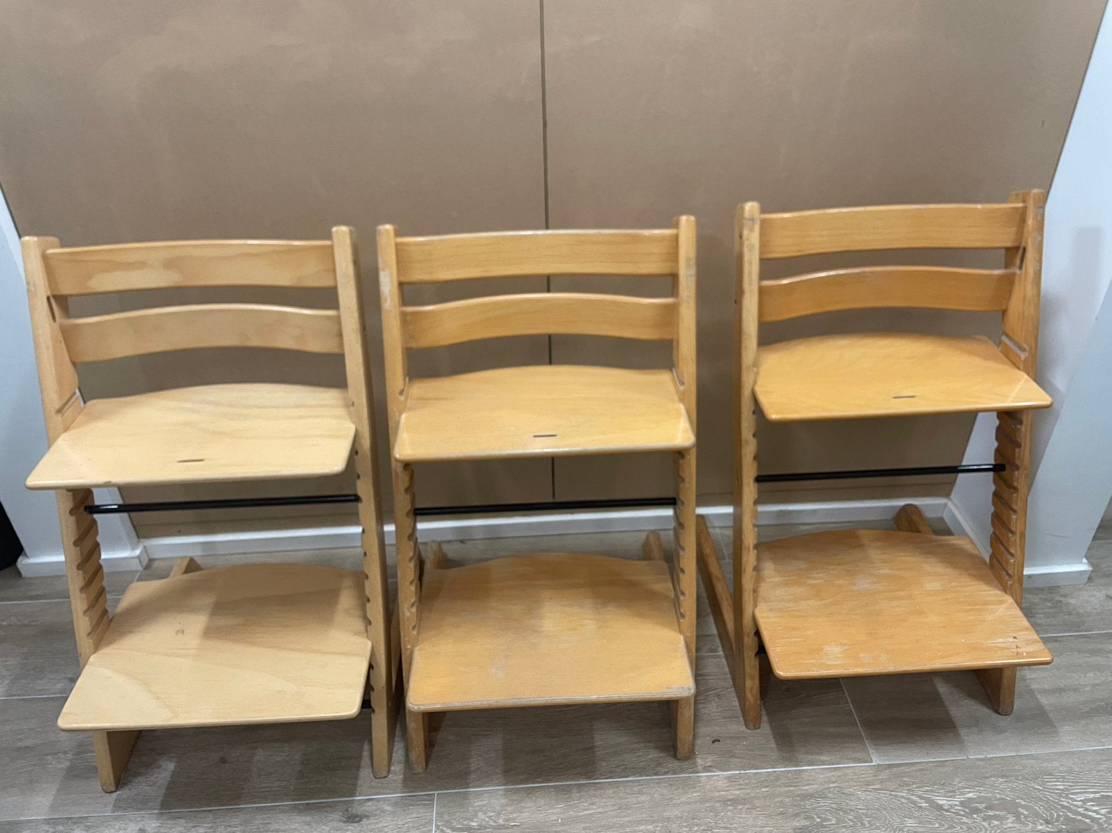 Stokke tripp trapp naturel, Ophalen, Gebruikt, Meegroeistoel