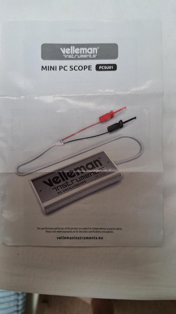 oscilloscoop mini pc, Ophalen, Zo goed als nieuw