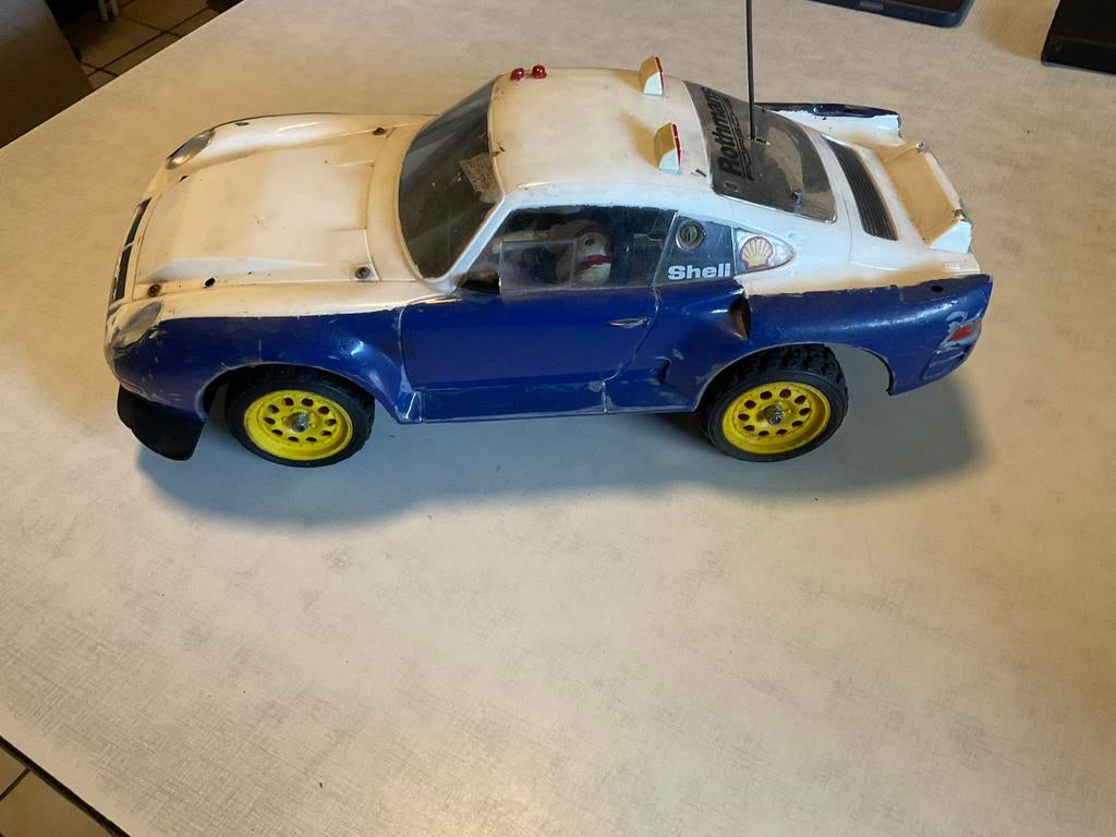Tamiya porsche 959 dakar 400€, Ophalen, Gebruikt