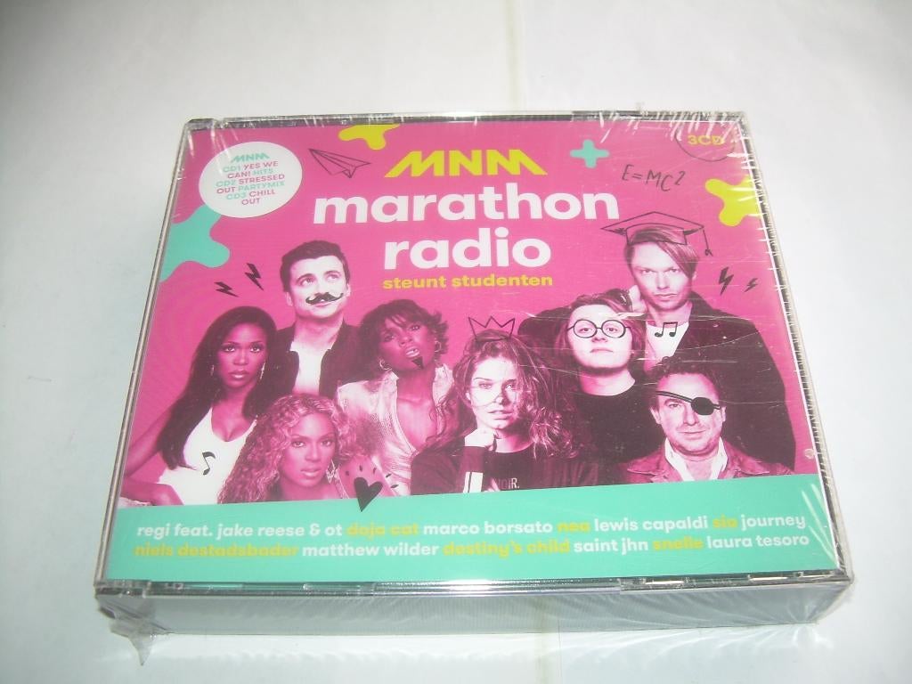 3 CD BOX - MNM - MARATHON RADIO, Cd's en Dvd's, Ophalen of Verzenden, Nieuw in verpakking, Dance, Boxset